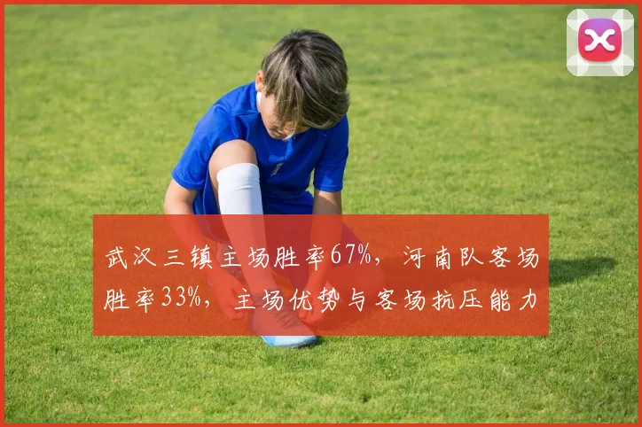 武汉三镇主场胜率67%，河南队客场胜率33%，主场优势与客场抗压能力悬殊