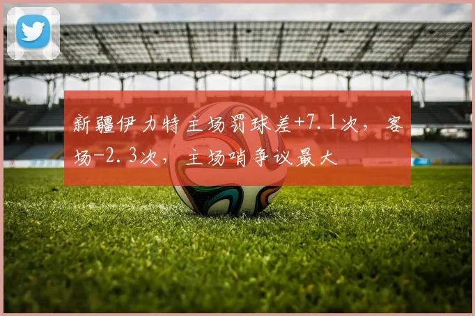 新疆伊力特主场罚球差+7.1次，客场-2.3次，主场哨争议最大